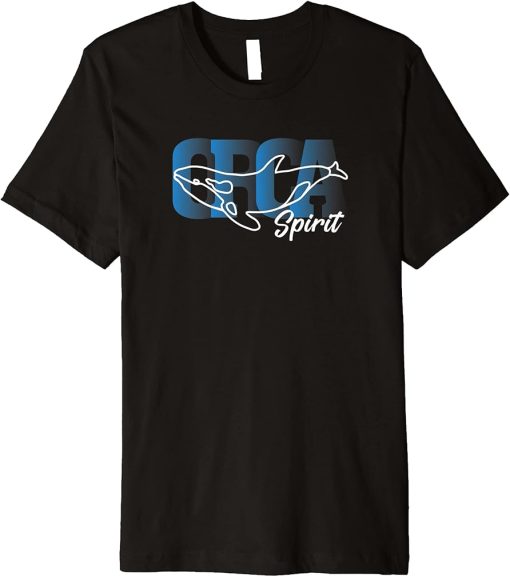 Orca Spirit For Orca Enthusiasts and lovers Premium T-Shirt